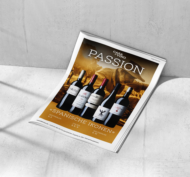 Titelseite Casa del Vino Passion Magazin